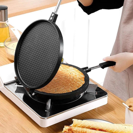 La crêpière – Double-face permet d'avoir une cuisson uniforme des deux côtés de vos crêpes, ce qui vous aidera à obtenir des textures parfaites.