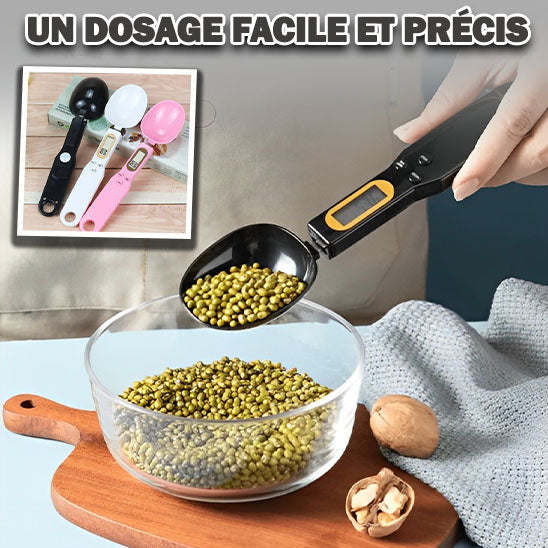 La cuillère doseuse - numérique permet de gardez un contrôle total sur vos mesures.