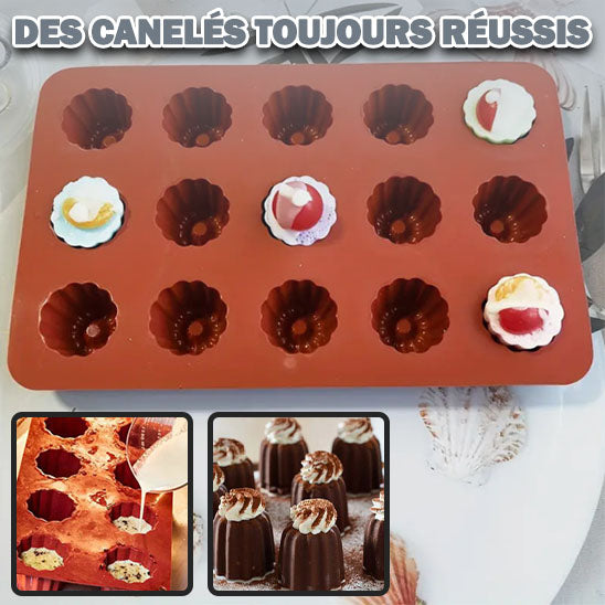 Le moule cannelé antiadhésif est trÚs pratique et facile d'utilisation avec une grande durabilité et résistance.