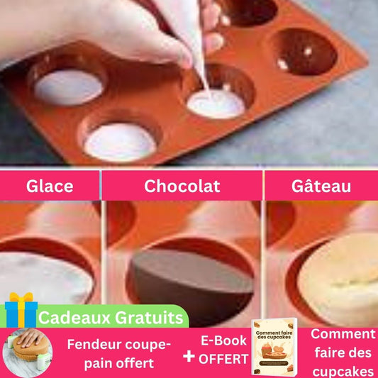 Le moule chocolat  | semi-sphère™ est pratique grâce à sa polyvalence.