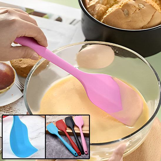 La spatule - silicone a une grande souplesse et sa résistance fait d'elle une ustensile de qualié.